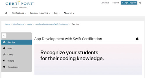Certiport launches first Swift certification program for fall of 2018
